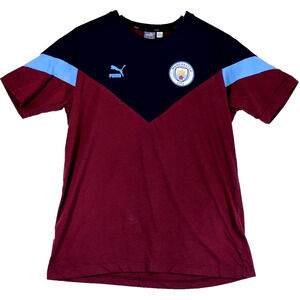 Puma Manchester City Football Club Training Shirt Soccer Jersey Size Medium